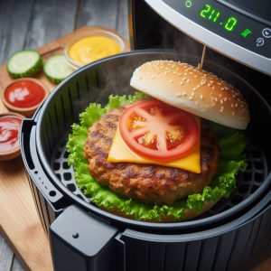 Reheat a Burger in an Air Fryer