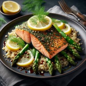 Salmon with Herb Crust