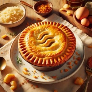 Prepare the Pot Pie Remove the pot pie from its packaging. There’s no need to thaw; the pie can go straight from the freezer into the air fryer, saving you time and effort.