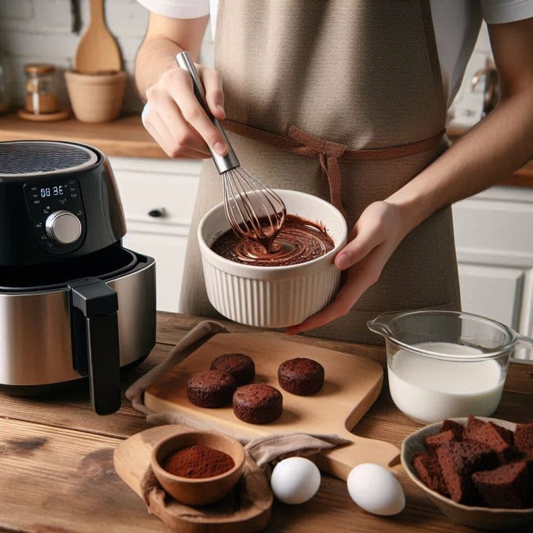 Chocolate Mug Cake in Air Fryer