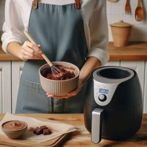 Chocolate Mug Cake in Air Fryer