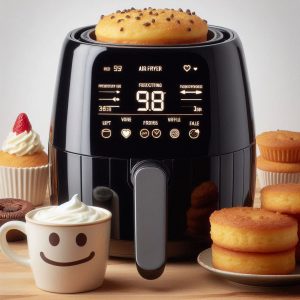 Vanilla Mug Cake in the Air Fryer