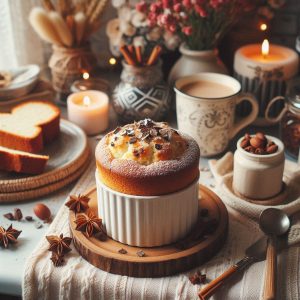 Vanilla Mug Cake in the Air Fryer