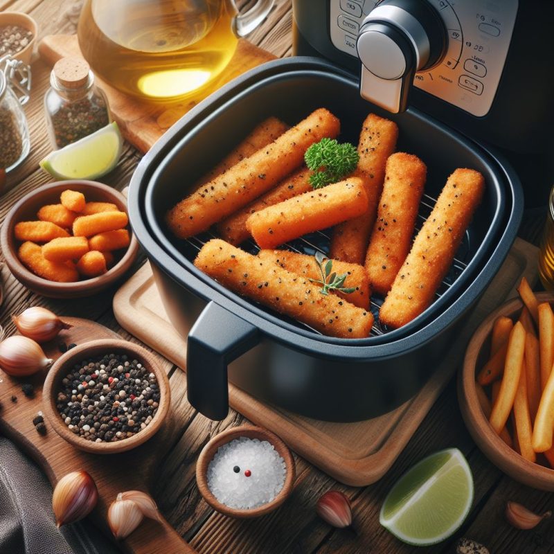 how can cook frozen fish sticks in air fryer